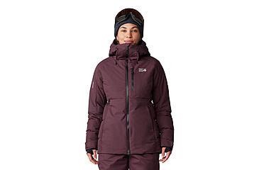 Image of Mountain Hardwear Powder Maven Down Jacket - Womens, Blackberry, Extra Large, 2092931513-XL