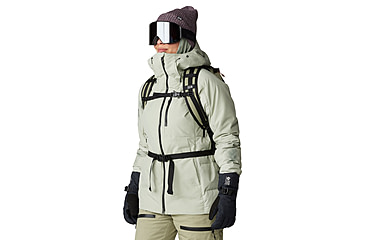 Image of Mountain Hardwear Powder Maven Down Jacket - Womens, White Sage, Medium, 2092931342-M