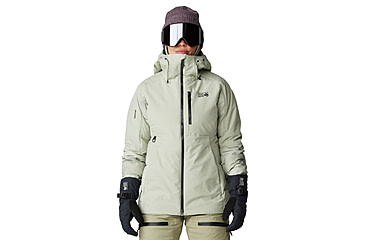 Image of Mountain Hardwear Powder Maven Down Jacket - Womens, White Sage, Medium, 2092931342-M