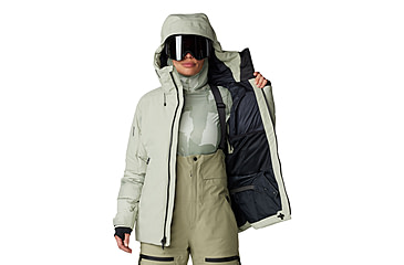 Image of Mountain Hardwear Powder Maven Down Jacket - Womens, White Sage, Medium, 2092931342-M