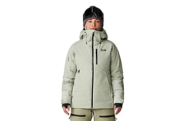 Image of Mountain Hardwear Powder Maven Down Jacket - Womens, White Sage, Medium, 2092931342-M