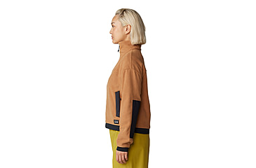 Image of Mountain Hardwear Powder Maven Fleece Full Zip Jacket - Womens, Copper Clay, Large, 2077661257-L