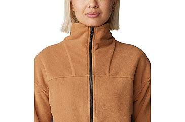 Image of Mountain Hardwear Powder Maven Fleece Full Zip Jacket - Womens, Copper Clay, Large, 2077661257-L