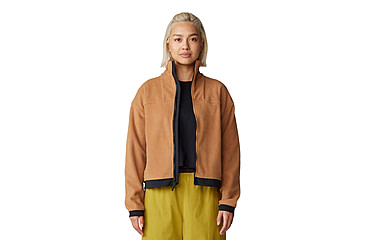 Image of Mountain Hardwear Powder Maven Fleece Full Zip Jacket - Womens, Copper Clay, Large, 2077661257-L