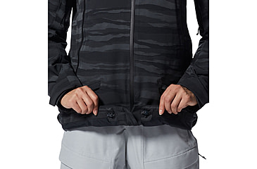 Image of Mountain Hardwear Powder Quest Jacket - Womens, Black, Large, 2004121010-Black-L