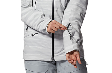 Image of Mountain Hardwear Powder Quest Jacket - Womens, Glacial, Large, 2004121097-Glacial-L