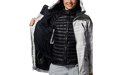 Image of Mountain Hardwear Powder Quest Jacket - Womens, Glacial, Large, 2004121097-Glacial-L