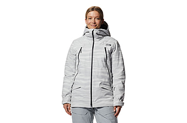 Image of Mountain Hardwear Powder Quest Jacket - Womens, Glacial, Large, 2004121097-Glacial-L