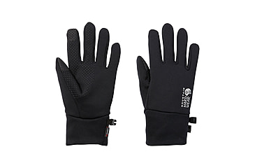 Image of Mountain Hardwear Power Stretch Stimulus Glove - Unisex, Black, S, 2015911-010-S