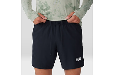 Image of Mountain Hardwear Shade Lite Short - Mens, Long, Black, 2XL, 1986811010-XXL