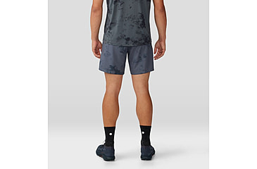 Image of Mountain Hardwear Shade Lite Short - Mens, Long, Blue Slate Nebula Print, Extra Large, 1986811417-XL-L