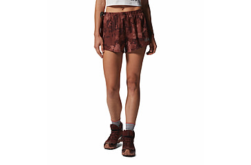 Image of Mountain Hardwear Shade Lite Shorts - Womens, Clay Earth Pines Camo, Medium, 1986791646-Co-M-R