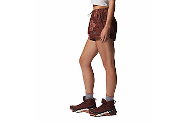 Image of Mountain Hardwear Shade Lite Shorts - Womens, Clay Earth Pines Camo, Medium, 1986791646-Co-M-R