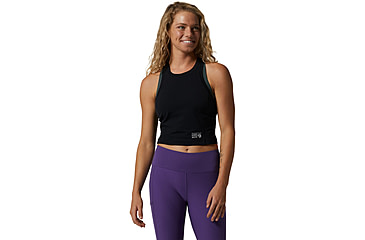 Image of Mountain Hardwear Stretch Tanklette - Womens, Black, Medium, 1982631010-M
