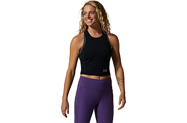 Image of Mountain Hardwear Stretch Tanklette - Womens, Black, Medium, 1982631010-M