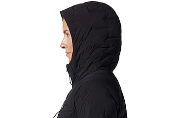 Image of Mountain Hardwear Stretchdown Hoody - Womens, Black, Medium, 1943271010-M