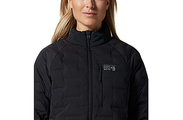 Image of Mountain Hardwear Stretchdown Jacket - Womens, Black, Small, 1943281010-S