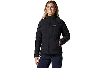 Image of Mountain Hardwear Stretchdown Jacket - Womens, Black, Small, 1943281010-S