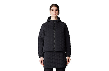 Image of Mountain Hardwear Stretchdown Light Full Zip Hoody - Womens, 010, S, 2077681-010-S