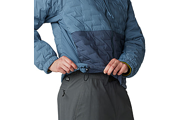Image of Mountain Hardwear Stretchdown Light Full Zip Hoody - Womens, Asiatic Blue, Montauk Blue, Extra Large, 2077681444-XL