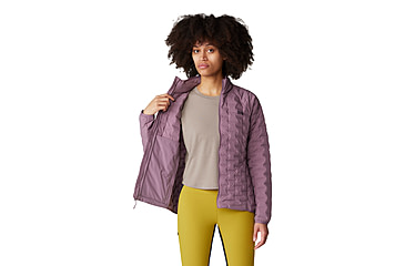 Image of Mountain Hardwear Stretchdown Light Jacket - Womens, Dark Daze, Small, 2104801534-S