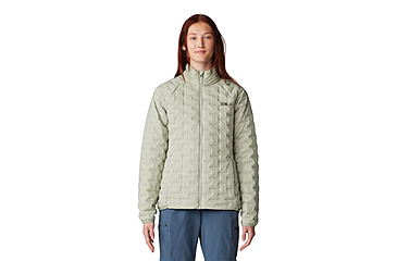 Image of Mountain Hardwear Stretchdown Light Jacket - Womens, White Sage, Large, 2104801341-L