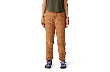 Image of Mountain Hardwear Stretchdown Light Pant - Womens, Copper Clay, Large, 2079541257-L-R