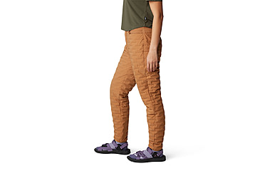 Image of Mountain Hardwear Stretchdown Light Pant - Womens, Copper Clay, Large, 2079541257-L-R