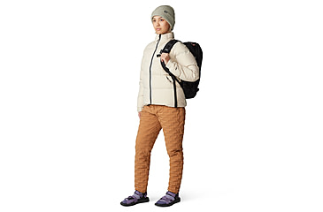 Image of Mountain Hardwear Stretchdown Light Pant - Womens, Copper Clay, Large, 2079541257-L-R