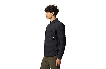 Image of Mountain Hardwear Stretchdown Light Shacket - Mens, 010, M, 2003981-010-M
