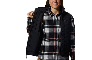 Image of Mountain Hardwear Stretchdown Light Vest - Womens, 010, L, 2104811-010-L