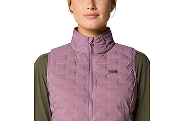 Image of Mountain Hardwear Stretchdown Light Vest - Womens, Dark Daze, Medium, 2104811534-M