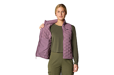 Image of Mountain Hardwear Stretchdown Light Vest - Womens, Dark Daze, Medium, 2104811534-M