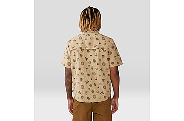 Image of Mountain Hardwear Stryder Short Sleeve Shirt - Mens, Moab Tan Scorpion Print, Extra Large, 2070501214-XL