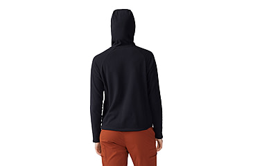 Image of Mountain Hardwear Summit Grid Half Zip Hoody - Women's, Black, S, 2105641-010-S