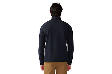 Image of Mountain Hardwear Summit Grid Half Zip Shirt - Mens, 010, M, 2105701-010-M