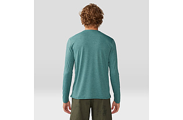 Image of Mountain Hardwear Sunblocker Long Sleeve Top - Mens, Blue Pine Heather, Extra Large, 2027871355-XL