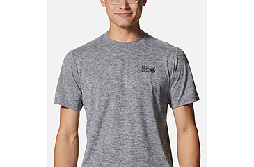 Image of Mountain Hardwear Sunblocker Short Sleeve Shirt - Men's, Foil Grey Heather, S, 2027891-056-S