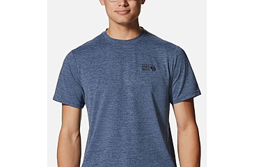 Image of Mountain Hardwear Sunblocker Short Sleeve Shirt - Mens, Zinc Heather, Extra Large, 2027891492-XL