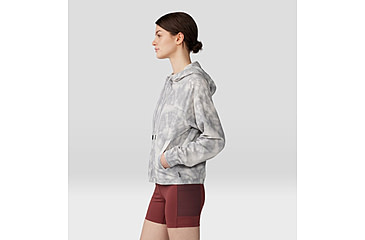 Image of Mountain Hardwear Sunshadow Full Zip Top - Womens, Grey Ice Spore Dye Print, Small, 1982601064-S