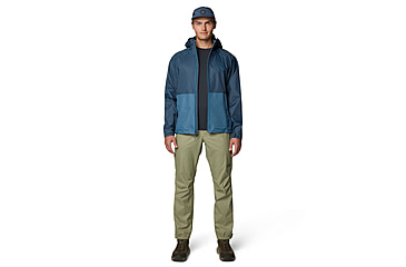 Image of Mountain Hardwear Threshold Jacket - Mens, Moon Blue, Adriatic Blue, L, 190423032549
