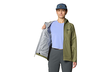 Image of Mountain Hardwear Threshold Jacket - Womens, Mission Olive, XL, 190423048458