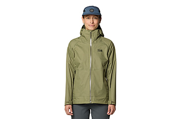 Image of Mountain Hardwear Threshold Jacket - Womens, Mission Olive, XL, 190423048458