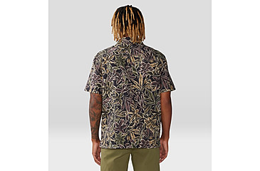 Image of Mountain Hardwear Trail Sender Camp Shirt - Mens, Black Floral Print, Medium, 2075061010-M