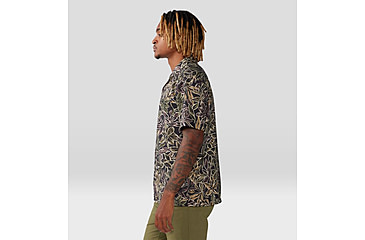 Image of Mountain Hardwear Trail Sender Camp Shirt - Mens, Black Floral Print, Medium, 2075061010-M