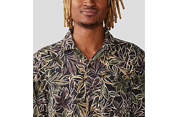 Image of Mountain Hardwear Trail Sender Camp Shirt - Mens, Black Floral Print, Medium, 2075061010-M