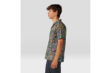 Image of Mountain Hardwear Trail Sender Camp Shirt - Mens, Volcanic Floral Print, Small, 2075061007-S