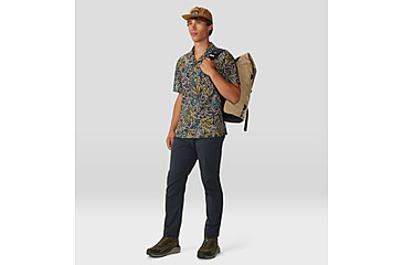 Image of Mountain Hardwear Trail Sender Camp Shirt - Mens, Volcanic Floral Print, Small, 2075061007-S