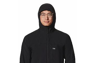 Image of Mountain Hardwear Trail Sender Jacket - Mens, Black, Extra Large, 2027841010-BLACK-XL