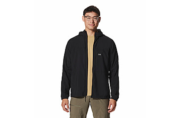 Image of Mountain Hardwear Trail Sender Jacket - Mens, Black, Extra Large, 2027841010-BLACK-XL